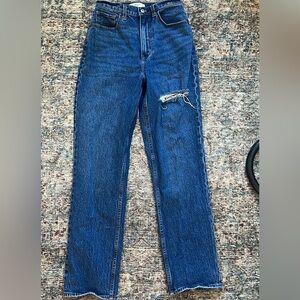 Abercrombie Ultra High Rise Straight Jeans